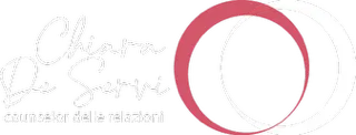 Logo bianco e rosso Chiara de Servi counselor delle relazioni