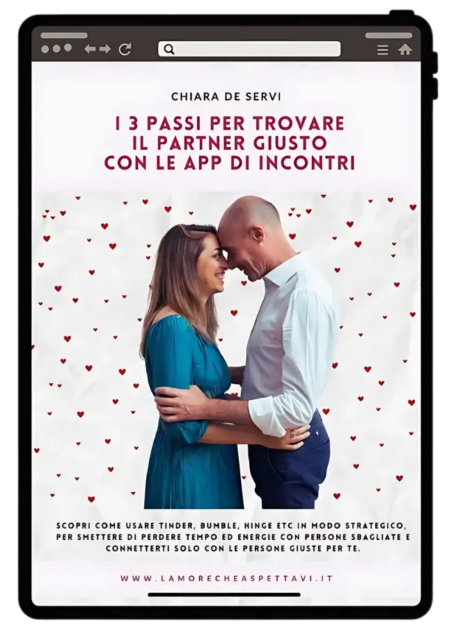 Mockup della guida 3-passi-per-trovare-il-partner-giusto-con-le-app-di-incontri